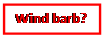 Text Box: Wind barb?