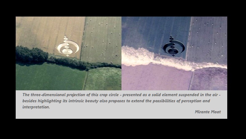 Thomasse, France crop circle, aerial photo 14